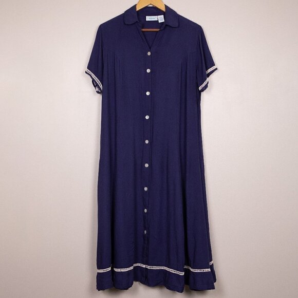 National Button Front Day dress-LP - Picture 1 of 5